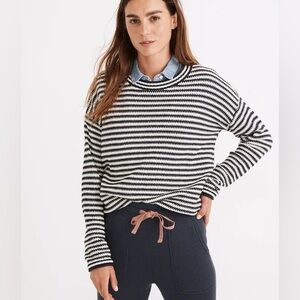 Madewell Seagrove Pullover Sweater in Stripe